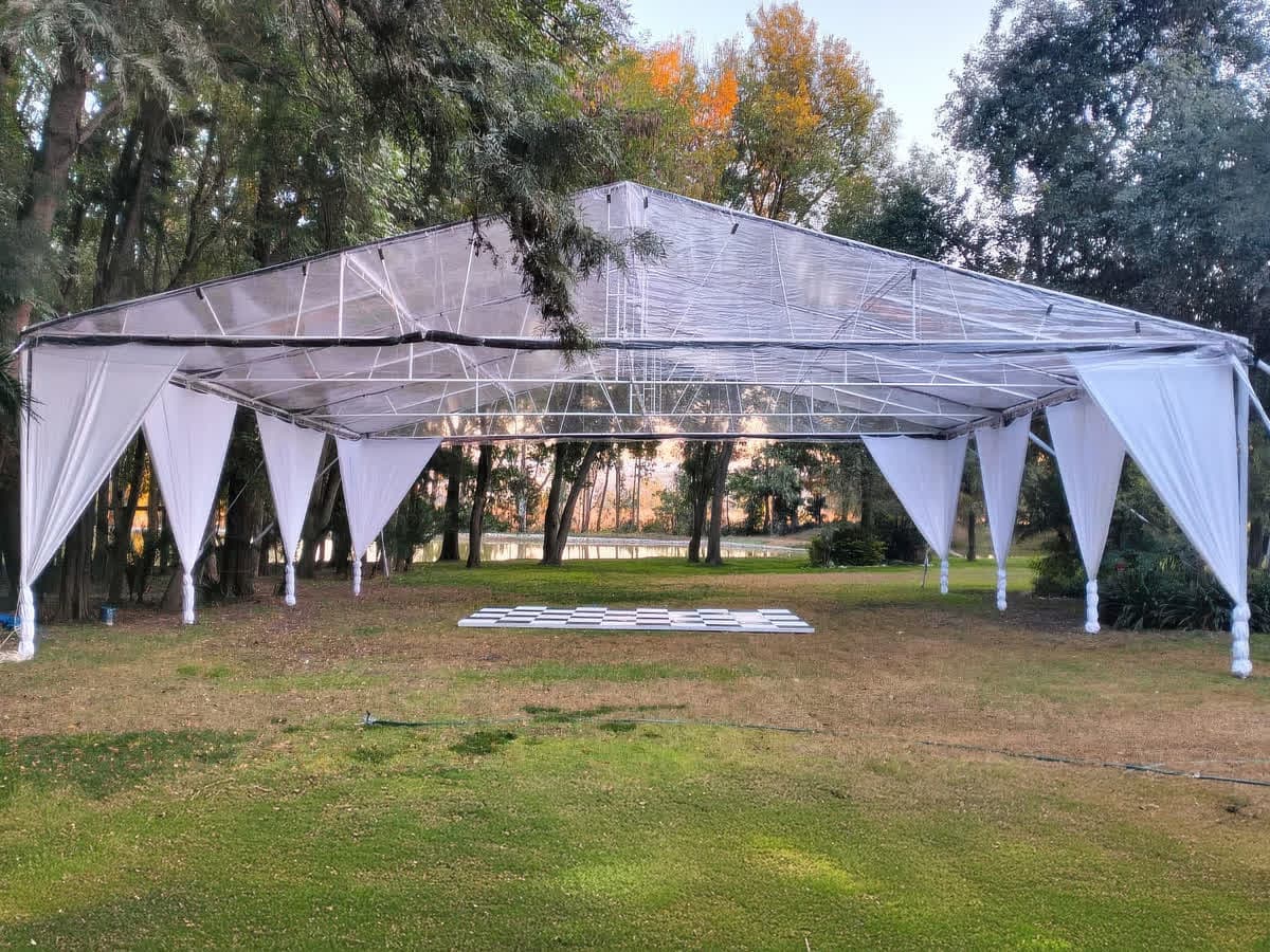 Carpa transparente (5m altura)