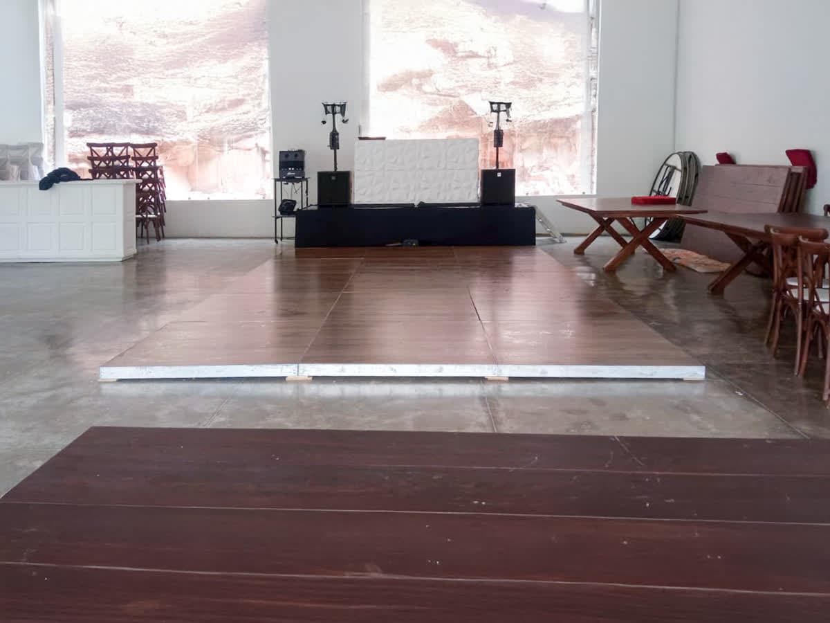 Pista de piso laminado